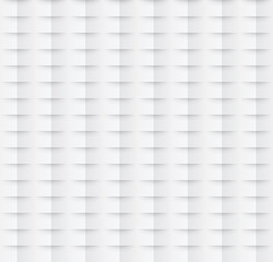 Poster - Abstract paper seamless pattern. White geometric background