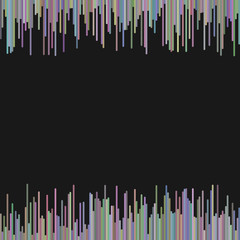 Poster - Abstract background from vertical lines - vector graphic design