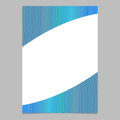 Poster - Abstract modern colorful gradient curved grid pattern page, brochure template - vector flyer background design