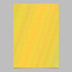 Poster - Abstract modern blue gradient curved grid pattern flyer template - vector document, brochure background graphic design