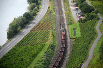 Canvas Print - Zug an der Mosel