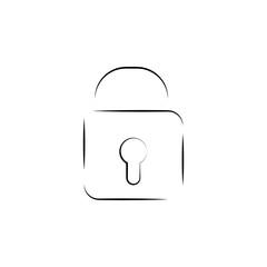 Poster - Lock logo icon