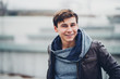 © Andreas Gradin/Stocksy - young man wearing a leather jacket