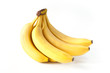 © Anastasia - Bunch Ripe Tropical Bananas Isolated White Background
