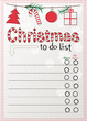 Christmas to do list