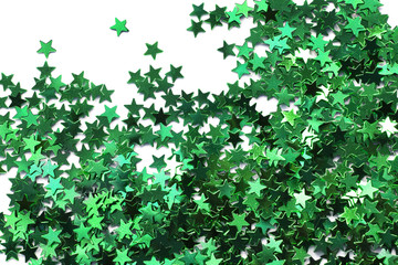 Poster - Green glitter background