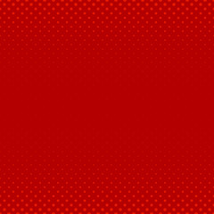 Poster - Red abstract geometrical halftone circle pattern background - vector illustration from dots in varying sizes