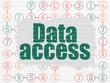 © Maksim Kabakou - Data concept: Data Access on wall background