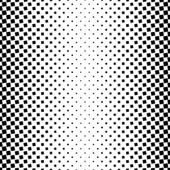 Poster - Monochrome square pattern - geometrical abstract vector background illustration from angular squares