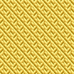Poster - Abstract vector seamless pattern with golden texture. Background with expensive metal. Color image. Gold filling.Gold steel plate texture background