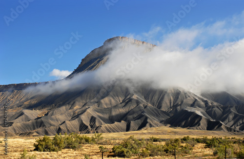 Fotografie, Obraz Mt. Garfield near Grand Junction Colorado along I-70.