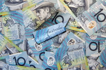 Wall Mural - Australian Currency - Ten Dollar Bills