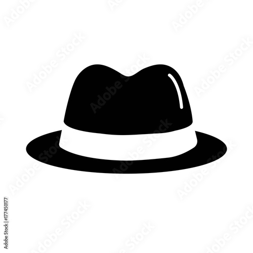 Hat icon. Spy black icon. Vector illustration. - Buy this stock vector ...