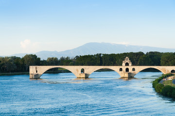 Wall Mural - Bridge in lake