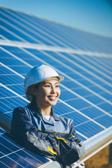 Wall Mural - solar power station