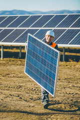 Wall Mural - solar power station