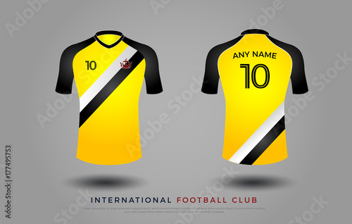 international football club jersey