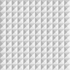 Sticker - 3D paper pyramids. Seamless vector pattern background.