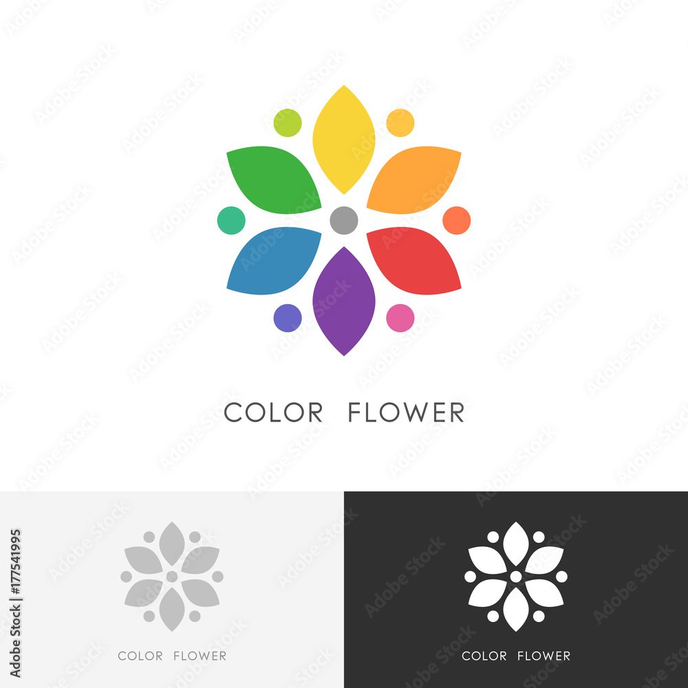 Colour Flower Logo