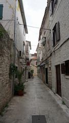  old town of croatian city trogir