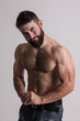 © vertige360 - Beautiful young man, caucasian, bearded, sexy and muscular, Beau jeune homme barbu, sexy et musclé qui pose