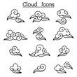 © Puckung - Abstract Cloud , Chinese Cloud , Curl cloud ,Decoration cloud, cloud icon set