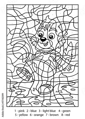 Color By Number Cat - Carinewbi