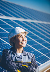 Wall Mural - solar power station