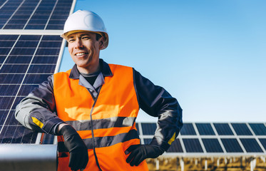Wall Mural - solar power station