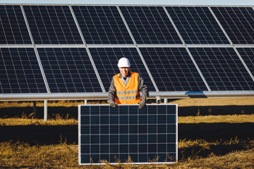 Wall Mural - solar power station