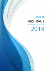 Wall Mural - abstract vector of annual report minimal cover or poster design template.vector illustration.