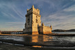 Belém Tower - fortified tower located in Lisbon, Portugal.
