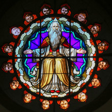Stained Glass Of God - Basilica Of San Petronio, Bologna