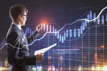 Aufkleber - Finance concept
