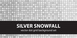 © Olga - Polka dot pattern set Silver Snowfall. Vector seamless geometric dot backgrounds