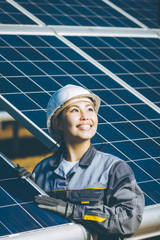 Wall Mural - solar power station