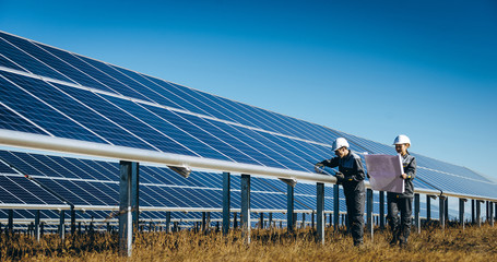 Wall Mural - solar power station