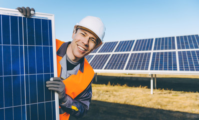 Wall Mural - solar power station