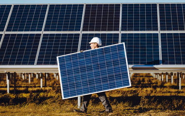 Wall Mural - solar power station