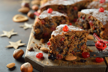 Wall Mural - Christmas fruit cake