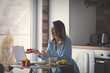 © Masson - Beautiful young businesswoman have a coffee break