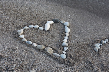 Wall Mural - Beach Heart