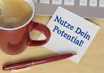 Poster - Nutze Dein Potential!