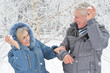 © aletia2011 - couple playing snowballs