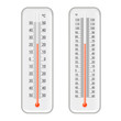 © Macrovector - Realistic Meteorology Thermometers Set