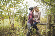 © Louis-Paul Photo - Young couple in love in a park on a autumn day
