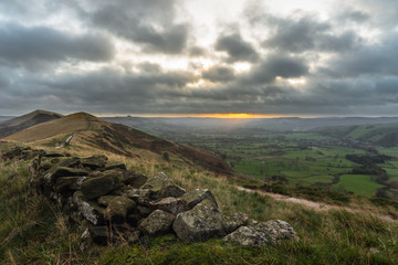 Wall Mural - Mam Tor Sunrise