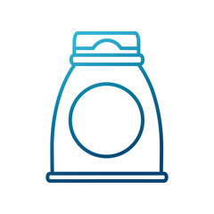 Poster - plastic product bottle icon vector illustration graphic design