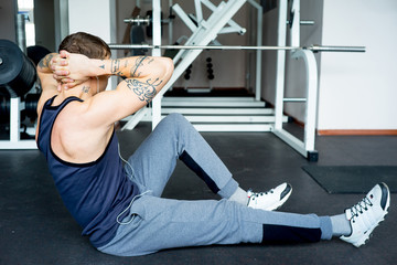 Wall Mural - Man at a gym