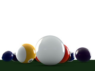 Wall Mural - pool balls